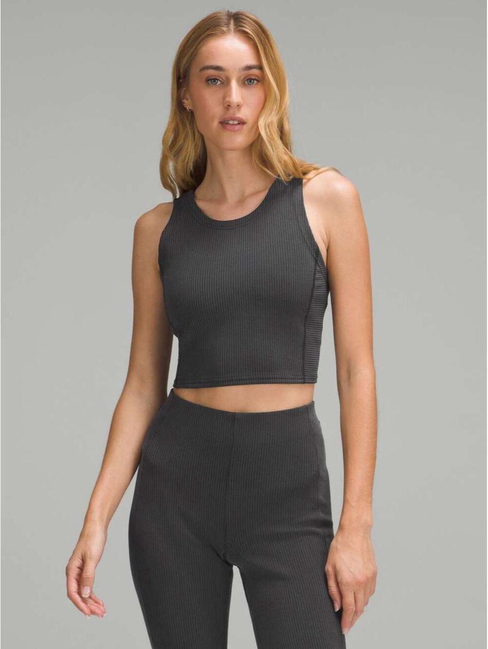 Lululemon Ribbed Softstreme Cropped Tank Top